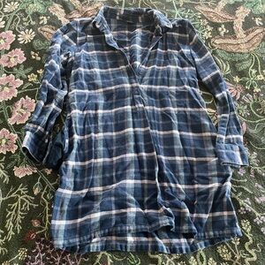 Patagonia Plaid Flannel Tunic Size Small